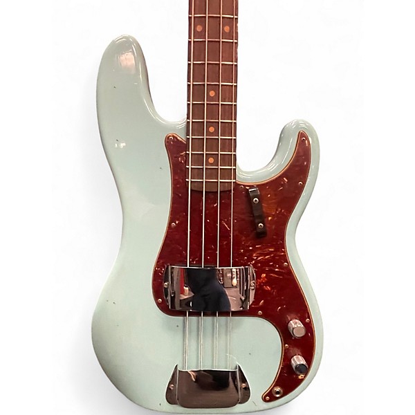 Used Fender Custom Shop '63 Precision Bass Journeyman Relic Daphne Blue Electric Bass Guitar