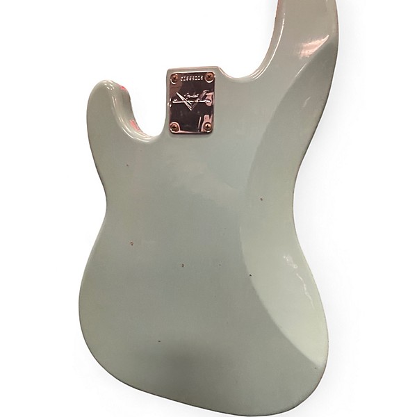 Used Fender Custom Shop '63 Precision Bass Journeyman Relic Daphne Blue Electric Bass Guitar