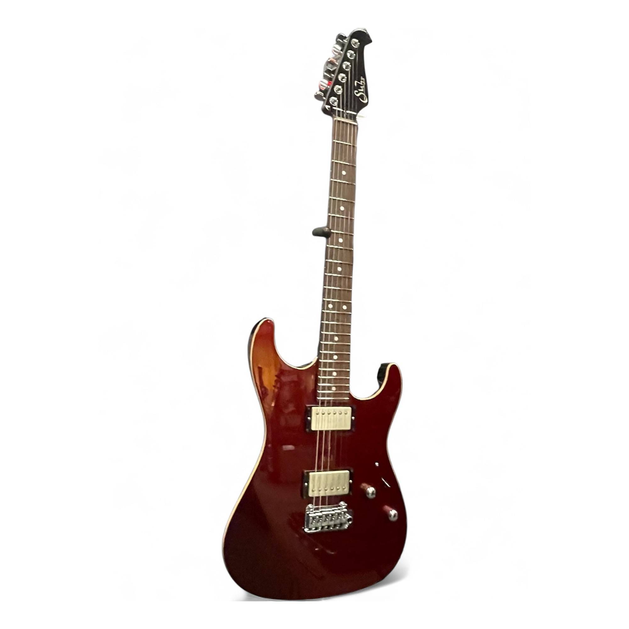 Used Suhr Pete Thorn Signature Wilkinson Garnet Red Solid Body