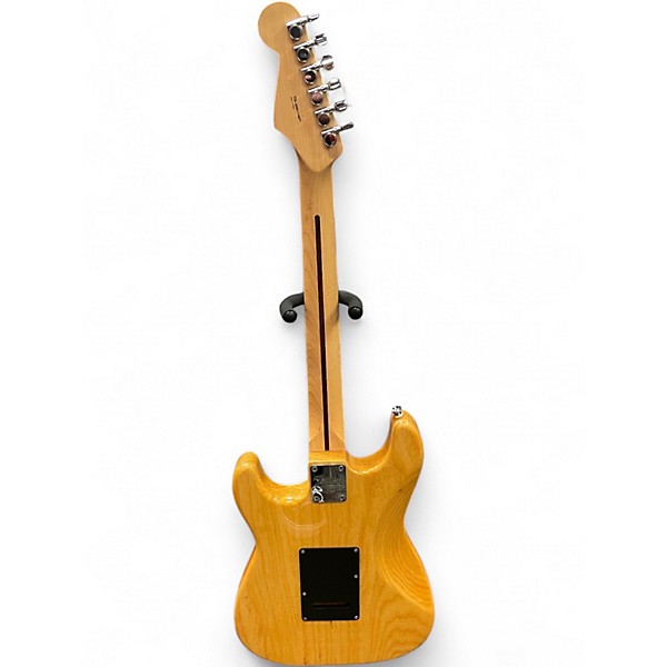 Used Fender Lite Ash Stratocaster Natural Solid Body Electric Guitar