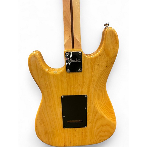 Used Fender Lite Ash Stratocaster Natural Solid Body Electric Guitar
