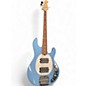 Used Sterling by Music Man STINGRAY  CHOPPER BLUE Electric Bass Guitar thumbnail