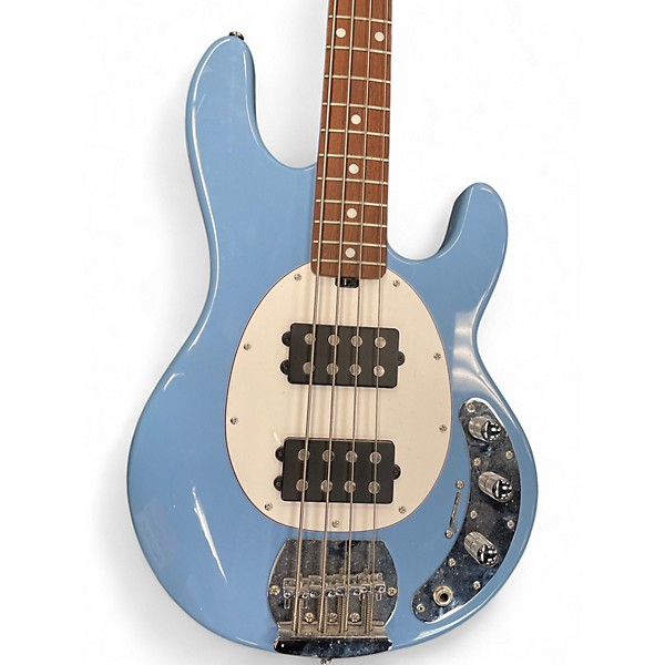 Used Sterling by Music Man STINGRAY  CHOPPER BLUE Electric Bass Guitar