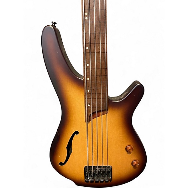Used Ibanez SRH505F Sunburst Electric Bass Guitar