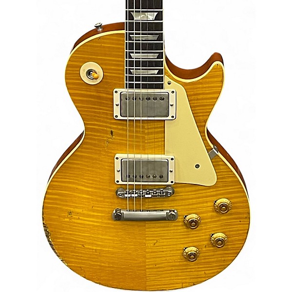 Used 2024 Gibson Custom 1959 murphy lab ultra heavy aged les paul lemon burst Solid Body Electric Guitar