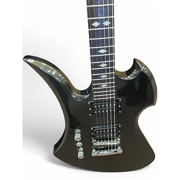 Used B.C. Rich Mockingbird Black with Sparkle Solid Body Electric Guitar