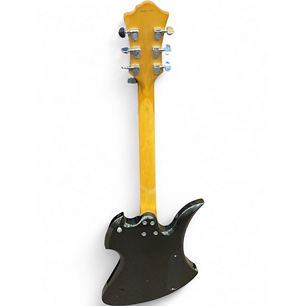 Used B.C. Rich Mockingbird Black with Sparkle Solid Body Electric Guitar