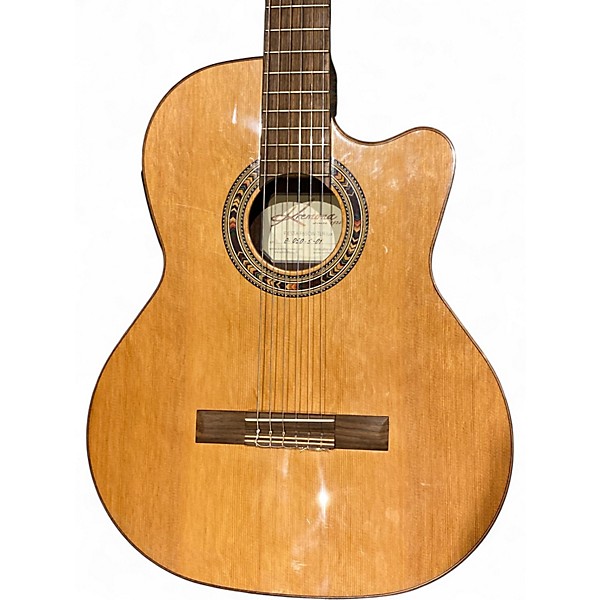 Used Kremona FIESTA F65CW-TLR Natural Classical Acoustic Electric Guitar