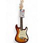 Used Fender American Deluxe Stratocaster 2 Tone Sunburst Solid Body Electric Guitar thumbnail