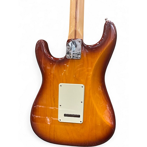 Used Fender American Deluxe Stratocaster 2 Tone Sunburst Solid Body Electric Guitar