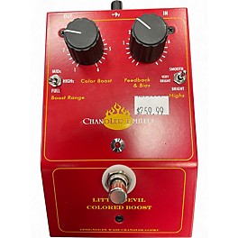 Used Chandler Limited Little Devil Colored Boost  Effect Pedal