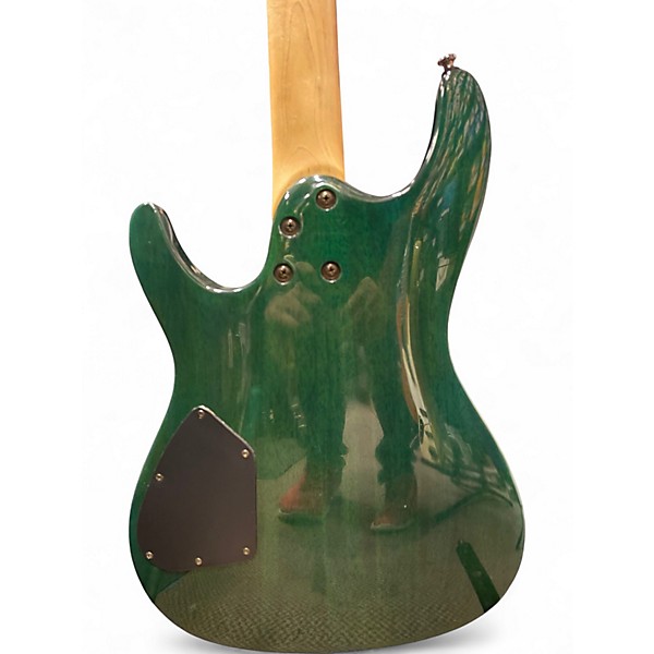 Used 1996 Ibanez SF 420 FM S SERIES Trans Green Solid Body Electric Guitar