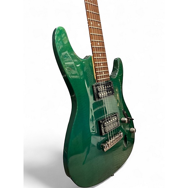 Used 1996 Ibanez SF 420 FM S SERIES Trans Green Solid Body Electric Guitar