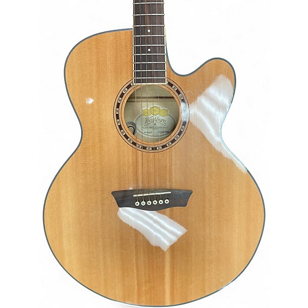 Used Washburn WJ40SCE Maple Acoustic Electric Guitar