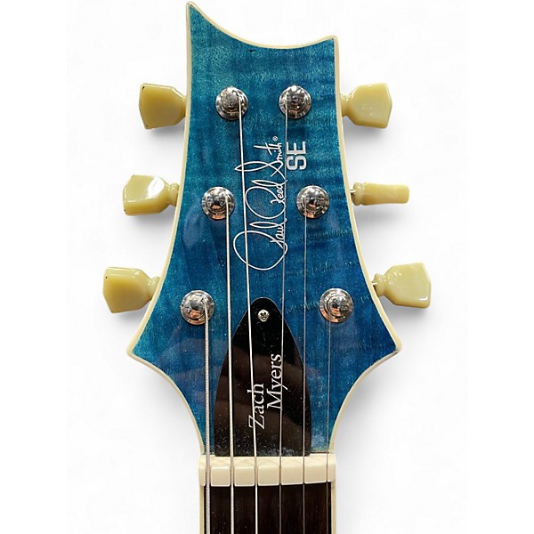 Used PRS Zach Myers Signature SE Myers Blue Solid Body Electric Guitar
