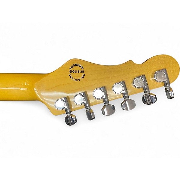 Used G&L Fallout Pale Blue Solid Body Electric Guitar