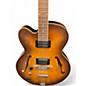 Used Ibanez AF55T Left Handed Natural Hollow Body Electric Guitar