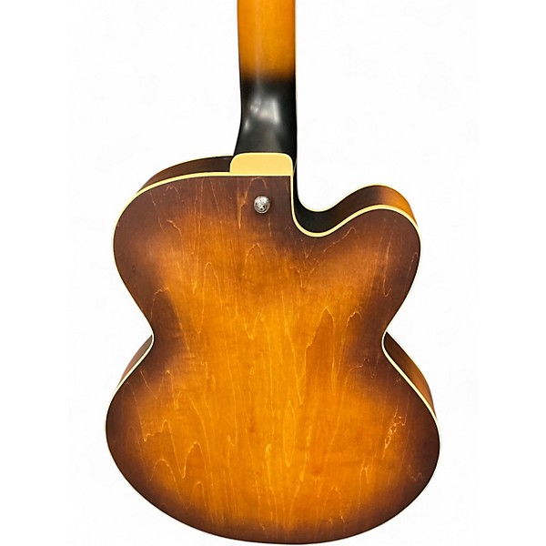 Used Ibanez AF55T Left Handed Natural Hollow Body Electric Guitar