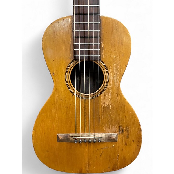 Vintage 1900s Baystate Terz style Natural Acoustic Guitar