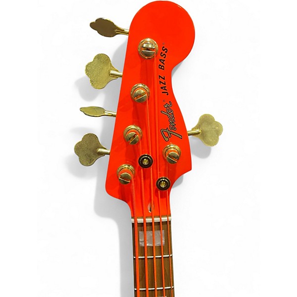 Used MONO FENDER JAZZ BASS Yellow Electric Bass Guitar