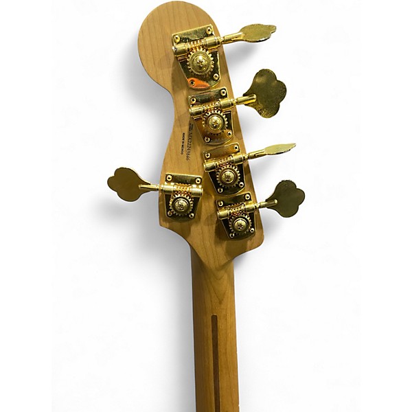 Used MONO FENDER JAZZ BASS Yellow Electric Bass Guitar