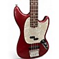 Used Fender Mustang Bass Candy Apple Red Electric Bass Guitar