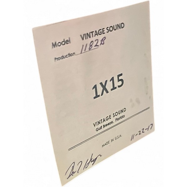 Used Vintage Sound 1182B Guitar Cabinet