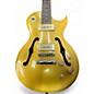 Used Xaviere semi-hollow Metallic Gold Hollow Body Electric Guitar