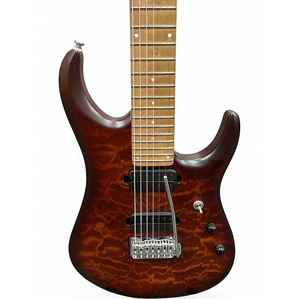Used Sterling by Music Man John Petrucci JP157 7 String SAHARA BURST Solid Body Electric Guitar