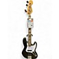 Used Squier Limited Edition Affinity Series Active Jazz Bass Black Metallic Electric Bass Guitar thumbnail