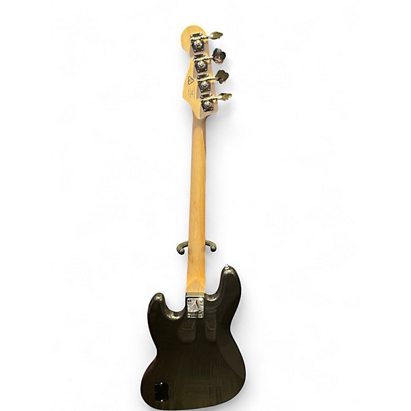 Used Squier Limited Edition Affinity Series Active Jazz Bass Black Metallic Electric Bass Guitar