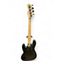 Used Squier Limited Edition Affinity Series Active Jazz Bass Black Metallic Electric Bass Guitar