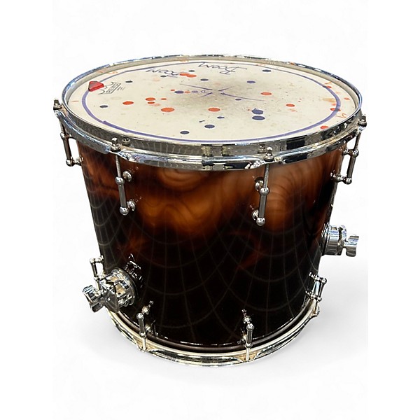 Used SJC Drums 5 Piece custom kit mocha fade Drum Kit