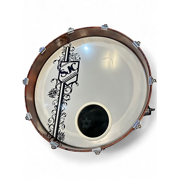 Used SJC Drums 5 Piece custom kit mocha fade Drum Kit