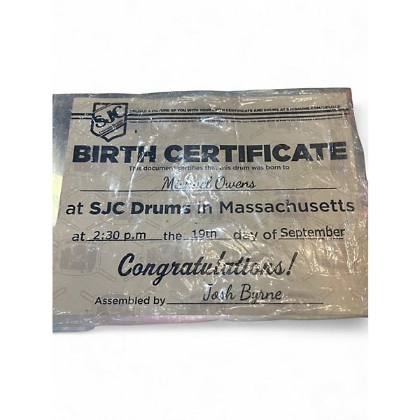 Used SJC Drums 5 Piece custom kit mocha fade Drum Kit