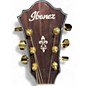 Used Ibanez AE390-NTA NATURAL WITH BLUE B&S Acoustic Electric Guitar