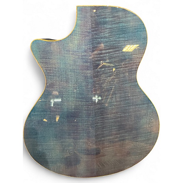 Used Ibanez AE390-NTA NATURAL WITH BLUE B&S Acoustic Electric Guitar