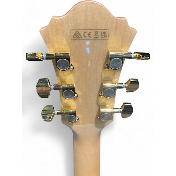 Used Ibanez AE390-NTA NATURAL WITH BLUE B&S Acoustic Electric Guitar