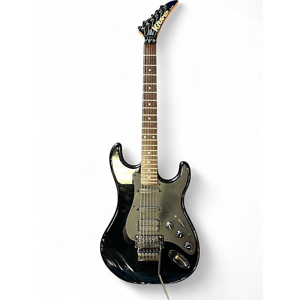Used Kramer pacer deluxe Black Solid Body Electric Guitar