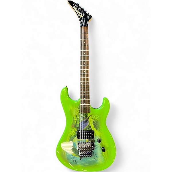 Used Kramer dave the snake sabo signature Green Solid Body Electric Guitar
