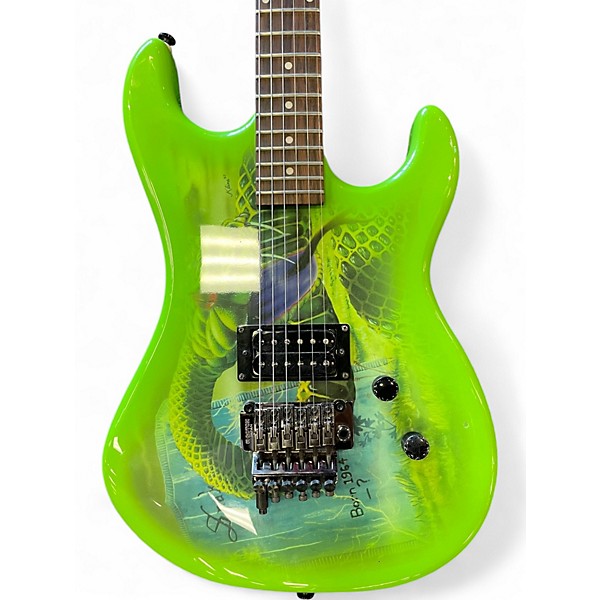 Used Kramer dave the snake sabo signature Green Solid Body Electric Guitar