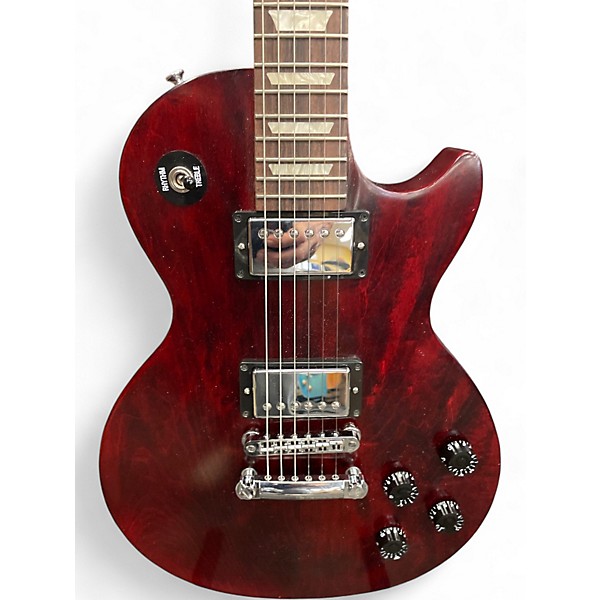 Used 2013 Gibson 1960S Tribute Les Paul Studio Wine Red Solid Body Electric Guitar
