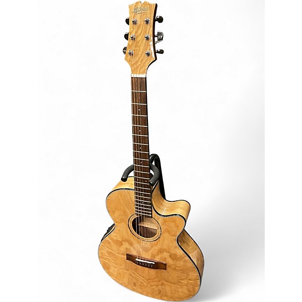 Used Mitchell MX-430QAB/NAT Natural Acoustic Electric Guitar