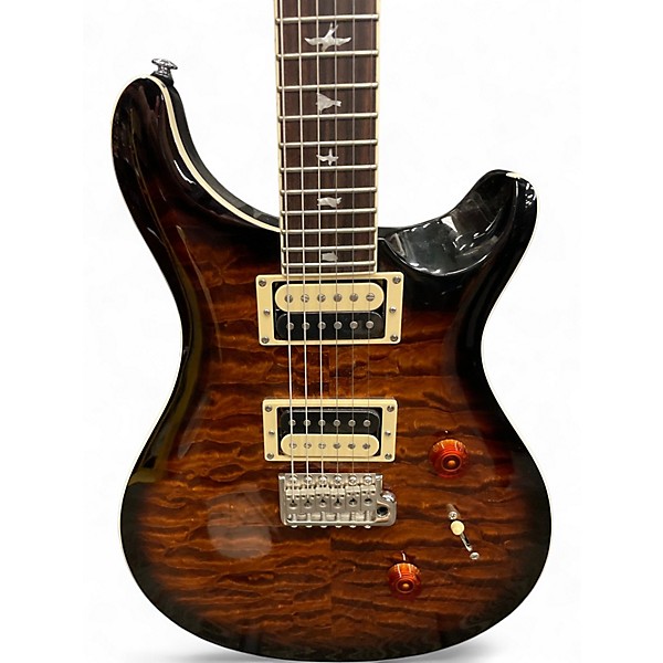 Used PRS SE Custom 24 Sunburst Solid Body Electric Guitar