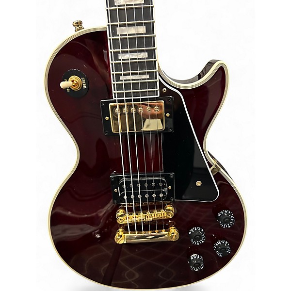 Used Epiphone les paul custom wino Wine Red Solid Body Electric Guitar