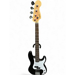 Used Squier precision Black Electric Bass Guitar