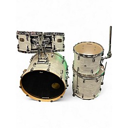 Used Pearl 5 Piece SESSION CUSTOM Pearl White Drum Kit