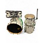 Used Pearl 5 Piece SESSION CUSTOM Pearl White Drum Kit thumbnail