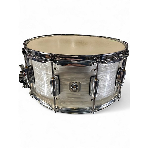 Used Crush Drums & Percussion 14in SUBLIME SERIES SNARE Pearl White Drum