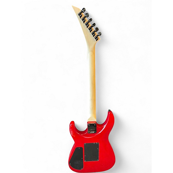Used Jackson JS34Q Dinky Trans Red Solid Body Electric Guitar